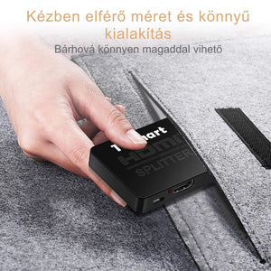 TESmart HDMI Splitter 1x2 – 4K@30Hz Ultra HD, HDMI Elosztó TV - hez, konzolhoz - BShopy