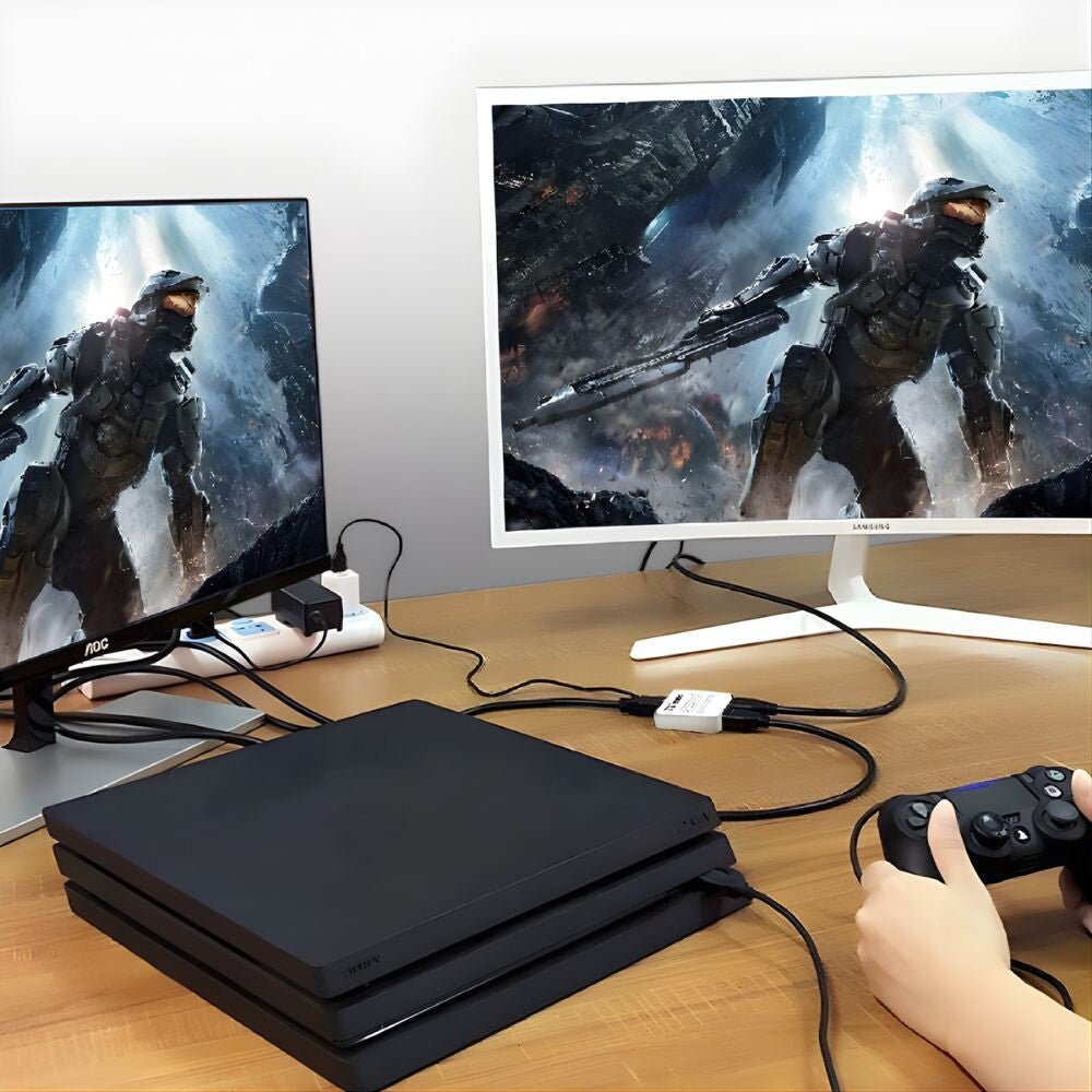 TESmart HDMI Splitter 1x2 – 4K@60Hz HDMI 2.0 Elosztó, Tükrözött Megjelenítés – Fehér - BShopy18Gbps HDMI4K@60HzDeep Color támogatásX0012F4BK5_5