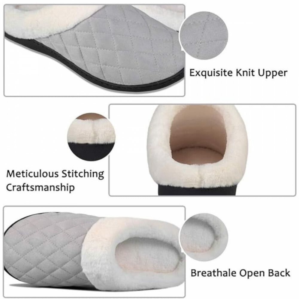 Ultraideas Memóriahabos Téli Mamusz – 38–39 - es Méret, Meleg Benti Papucs - BShopy38 - 39 méretcsúszásgátló talpférfi női mamuszX0012OH4FP_4