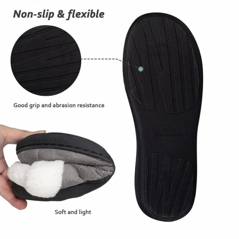 Ultraideas Memóriahabos Téli Mamusz – 46 - 47 - es Méret, Szürke Kényelmes Benti Papucs - BShopy46 - 47 Méretcsúszásgátló talpkényelmes mamuszX0012ZMXZ5_3