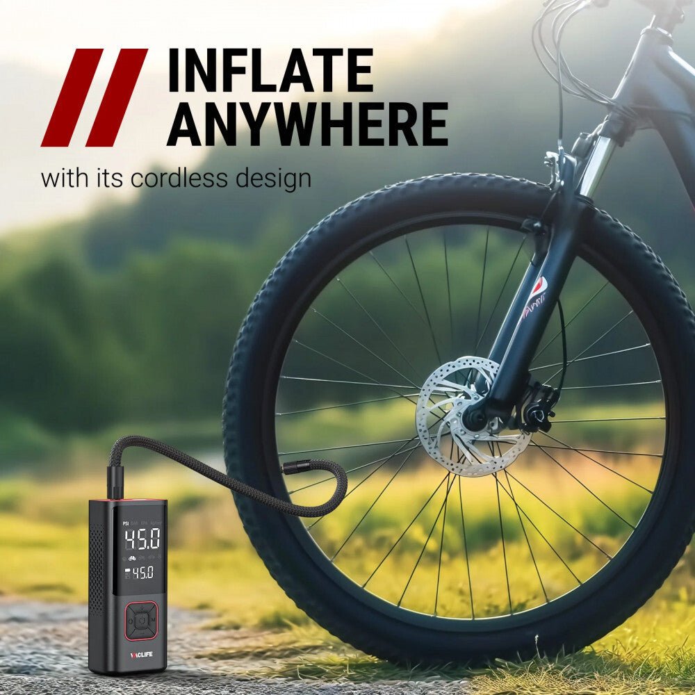 VacLife Vezetéknélküli Kerékfelfújó Hordozható Légkompresszor (VL7008) - BShopyautó kerék pumpahordozható gumiabroncs pumpahordozható légpumpaX001YG6C6X_6