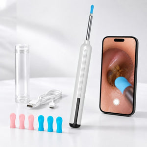 YW16 Ohrreiniger mit Kamera und WLAN – Live-Bild am Smartphone, 6 Silikonaufsätze – BShopy
