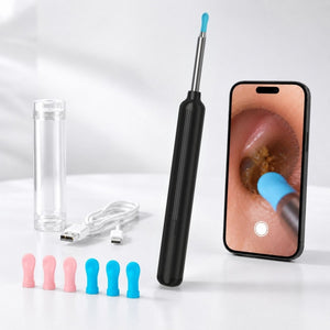 YW16 Ohrreiniger mit Kamera und WLAN – Live-Bild am Smartphone, 6 Silikonaufsätze – BShopy