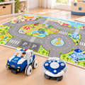 Ferngesteuertes Polizeiauto für Kinder, mit Spielteppich - BShopy