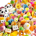 Squishy 30er Set Stressabbau Plüschfiguren – Zum Befestigen an Schlüsselanhängern oder Taschen