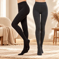 Yulaixuan blickdichte Damen-Strumpfhose, Schwarz und Grau, 2 Stück - BShopy