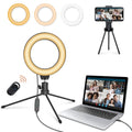 Jeemak PC50 Körbchen mit Ständer - LED Selfie Lampe mit Telefonhalter