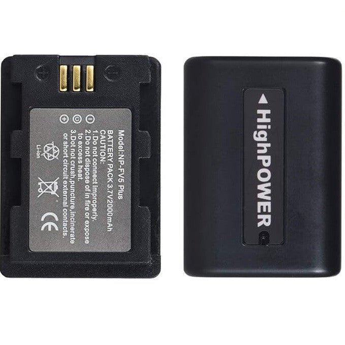 Andoer NP - FV5 Plus Újratölthető Kamerás Akkumulátor 2000mAh - BShopy