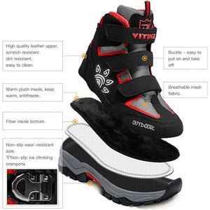 ASHION Téli Cipő 28 - as (Piros - Fekete) - BShopy
