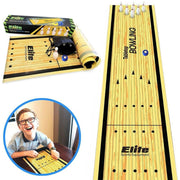 Tisch-Bowling Spiel – Tragbares Familienspiel für Kinder und Erwachsene, Extra Große Spielfläche