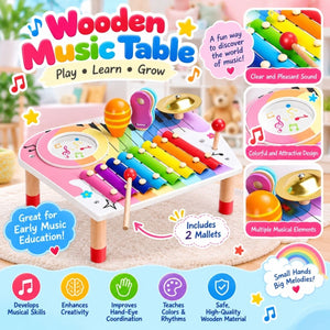 BeebeeRun Musikinstrumente-Set für Kinder - 8-teiliges Musikspielzeug-Set-BShopy