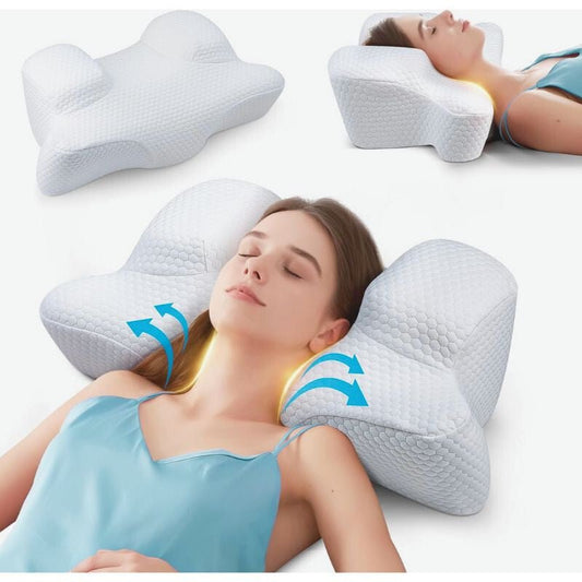 Benazcap Memory Foam Szépségpárna - Fehér, Arcbőrbarát - BShopyB0D5YDWYM4_0