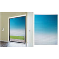 Blux Designer Sötétítő Roló 110x135 cm, Kék - Fehér Átmenettel - BShopy