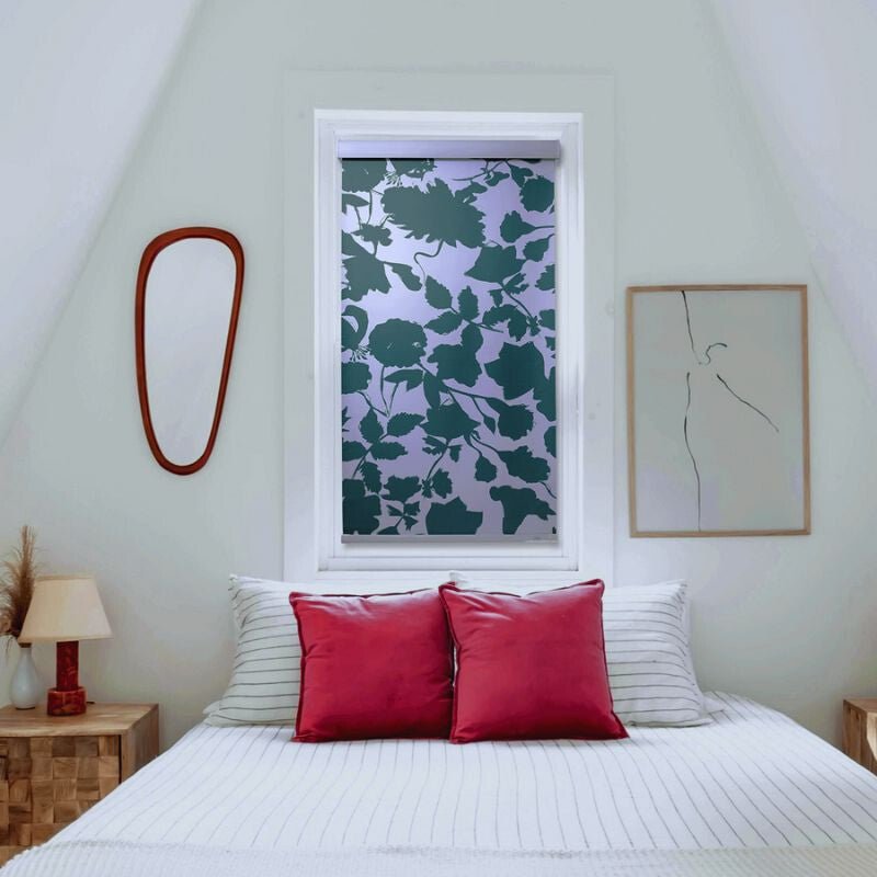 Blux Designer Sötétítő Roló, 45 x 165cm - Méregzöld Mintával - BShopy