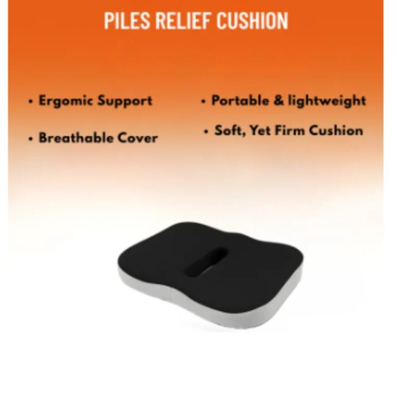 Blux Légáteresztő Memóriahabos Ülőpárna – 47×38×7 cm - Fekete - BShopy