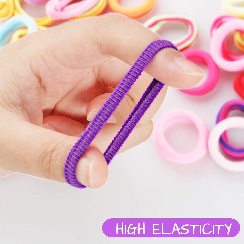 Dadabig 400 db Mini Hajgumi Szett - Puha, Varratmentes, 22 Színben - BShopyX0012QZ9TB_1