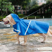 Doglemi XL Regenmantel für Große Hunde - Blau