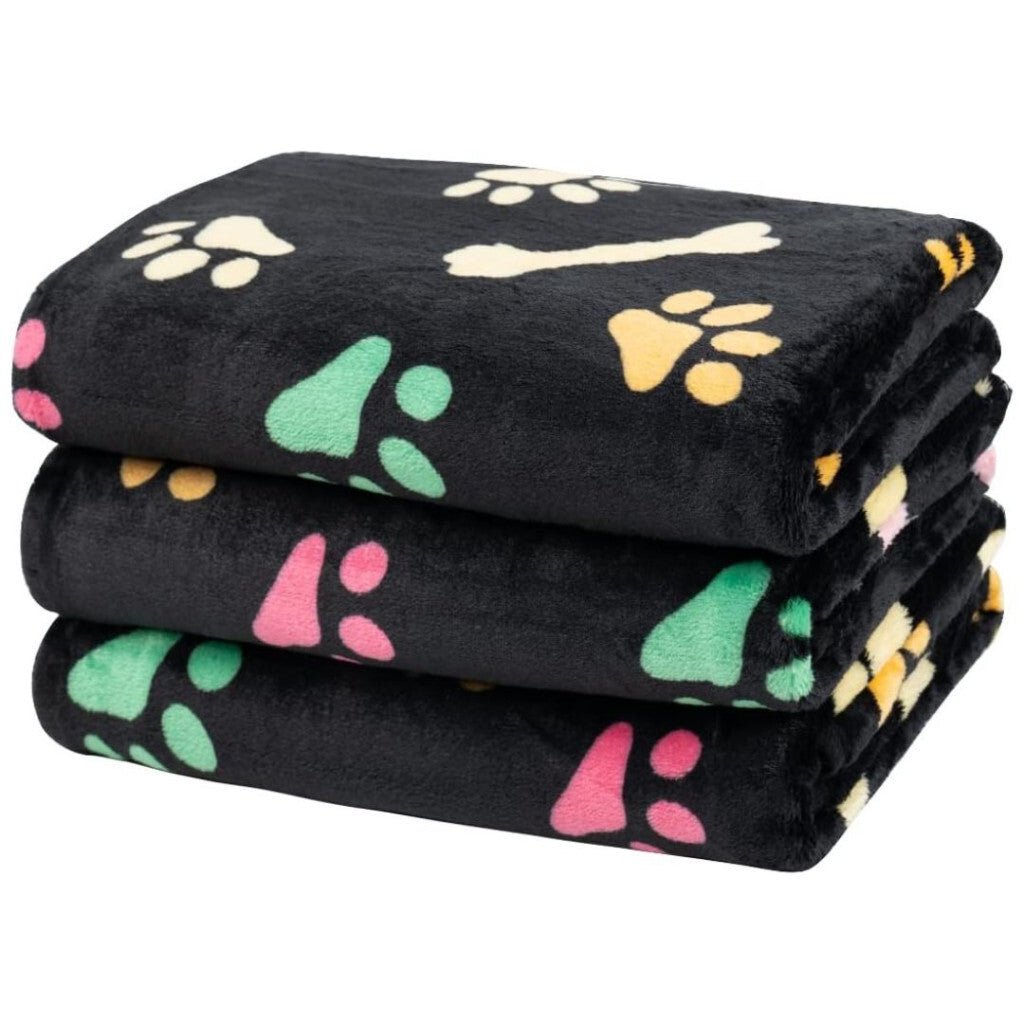 Dono Puha Kisállat - és Kanapétakaró 3db Fekete L 105x72cm - BShopyX001O6K1RJ_0