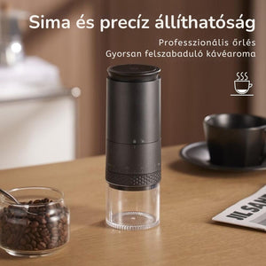 Elektromos Kávédaráló Akkumulátoros – 38 Állítható Őrlési Fokozat, LED Kijelző - BShopy