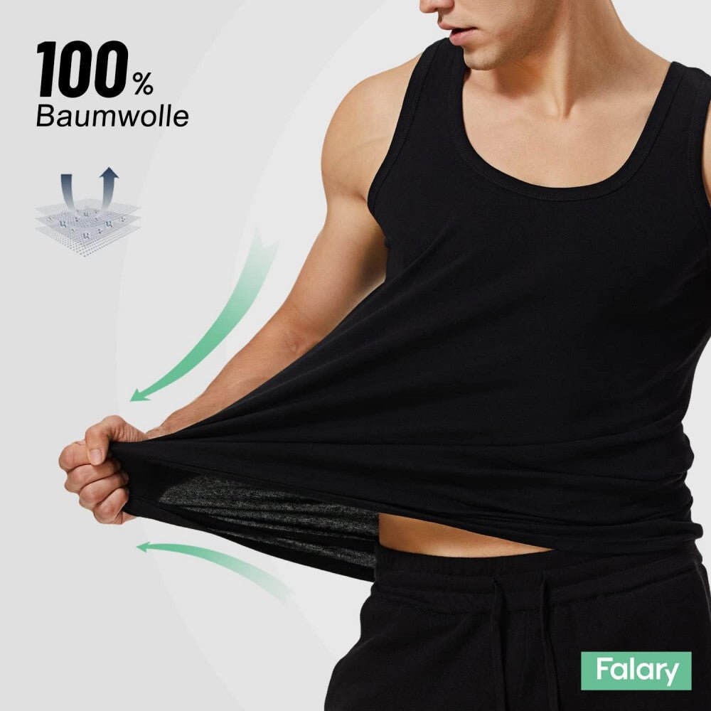 Falary Férfi 100% Pamut Sport Atléta, Trikó Szett S - es, 5 db - os (Fekete,Fehér,Szürke) - BShopy