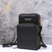 Handy-Umhängetasche für Damen, klein – Crossbody, PU-Leder, 11 x 18 x 4 cm, FOREVER LOVELY