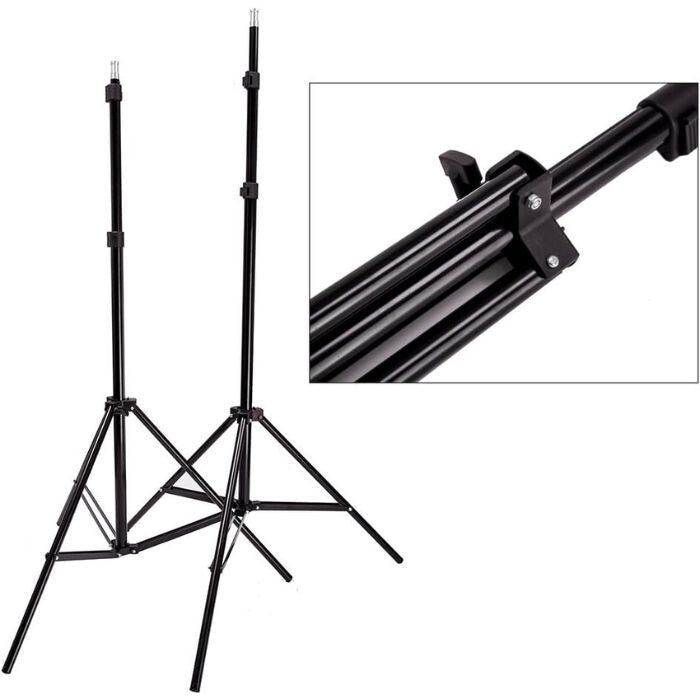 Hakutatz Proffeszionális Fotóstúdió Szett, Világítással és Háttérrendszerrel - BShopy