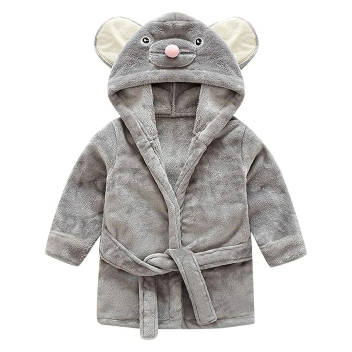 IEUUMLER Gyerek Köntös - Kisegér Mintás, Kapucnis (120-as Méret)-BShopy