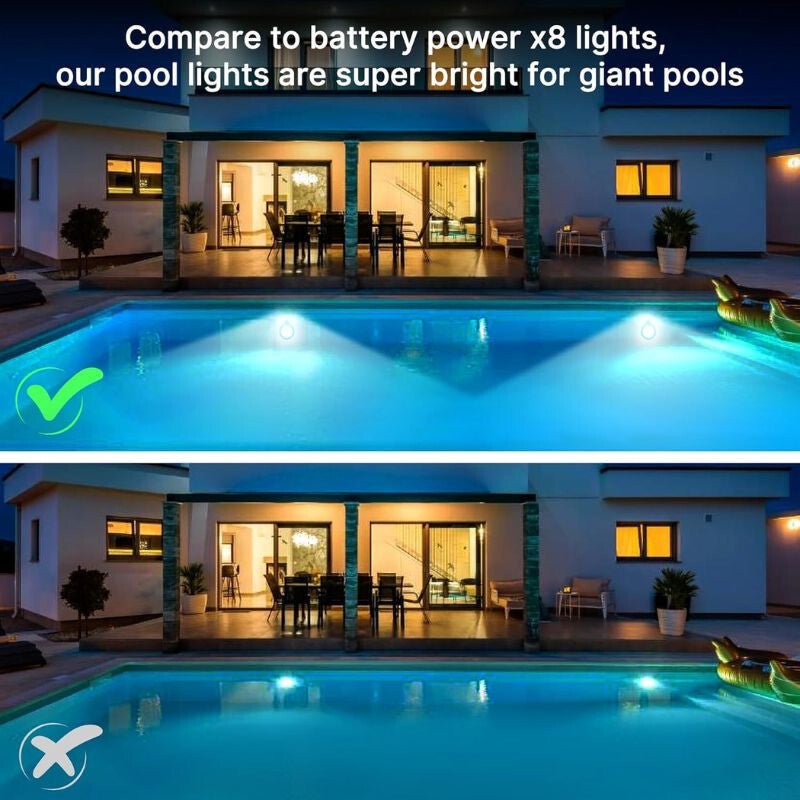 Intelligens Kék LED Medence Lámpa – Vízálló, Energiatakarékos - BShopyX001YXMOV3_3
