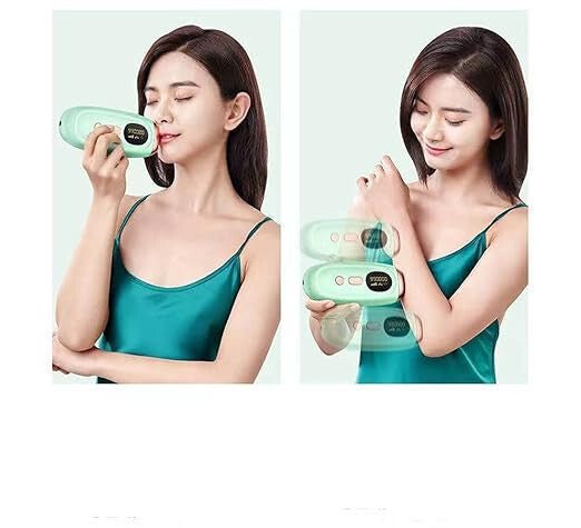 IPL Otthoni Szőrtelenítő - Türkizzöld/Bronz, 999 999 villanás, 5 fokozat - BShopyX001LGREEN001_4