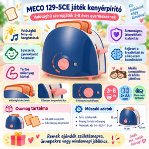 Játék Kenyérpirító Hangokkal és Fényekkel - Szerepjáték Gyerekeknek-BShopy