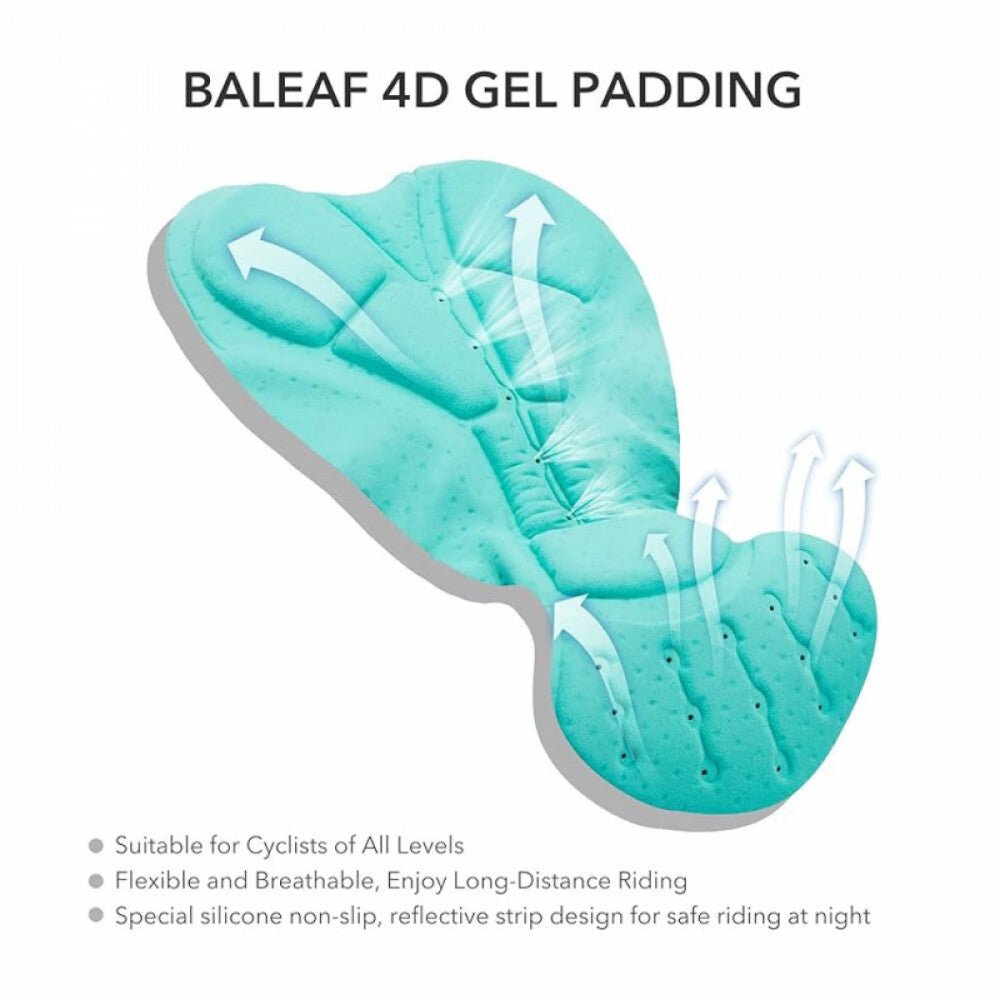 JIKKO Férfi Biciklis Nadrág 4D Párnázott Hátsórésszel, Kerékpáros Nadrág L - es - BShopy