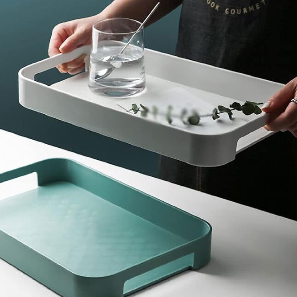 JIYANANDP Multifunkcionális Tálca – Csúszásmentes Univerzális Tároló és Szervírozó Tálca - BShopy