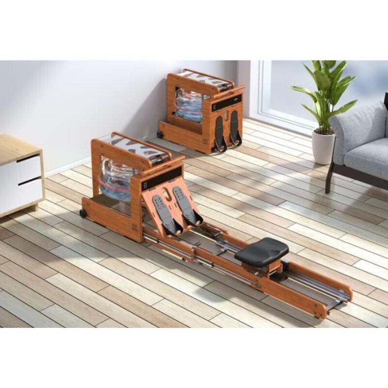 Joysong Prémium Fa Evezőgép Vízellenállásos Rendszerrel, Okos Funkciókkal és Kijelzővel - BShopy