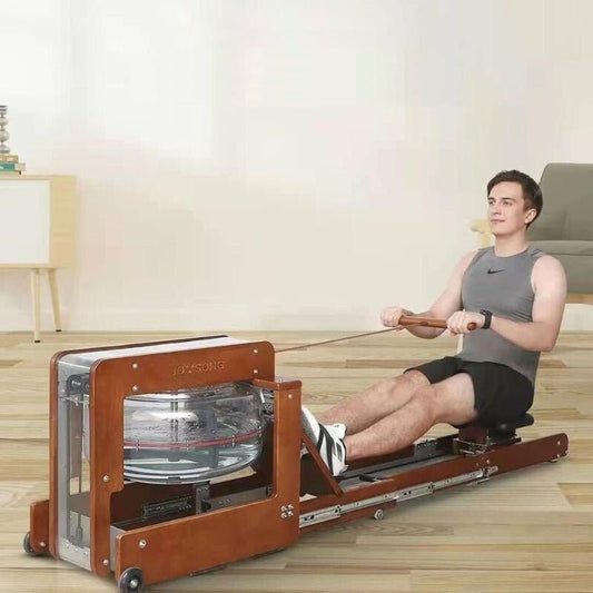 Joysong Prémium Fa Evezőgép Vízellenállásos Rendszerrel, Okos Funkciókkal és Kijelzővel - BShopy