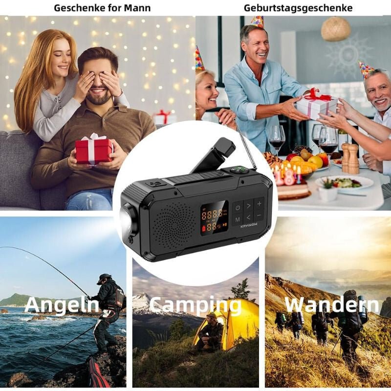 Kayinow Multifunkciós Rádió - Fekete - BShopy