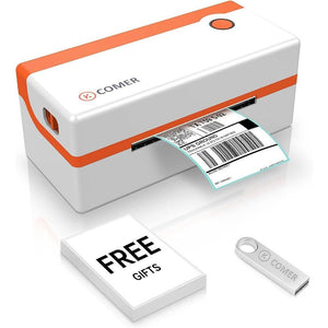 K‑COMER RX106F Hőnyomtatós Címkenyomtató USB – 10×15 cm Címkékhez, 150 mm/s, 203 Dpi - BShopy