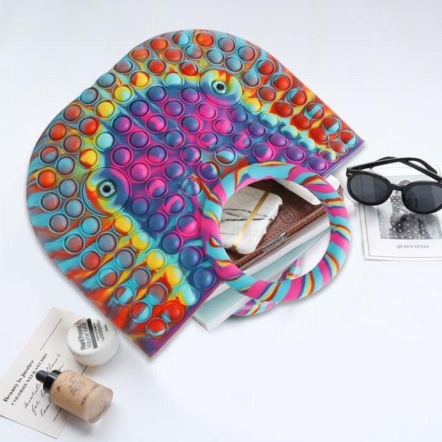 Milestar Pop Fidget Táskajáték – Fekete Stresszoldó Pop It - BShopy