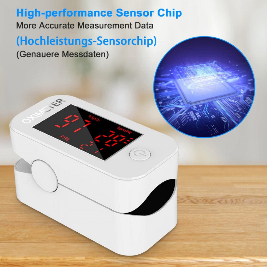 MOMMED LED Kijelzős Ujj - Pulzoximéter - Kompakt Oxigén - és Pulzusmérő - BShopyB09BR2TK9N_1