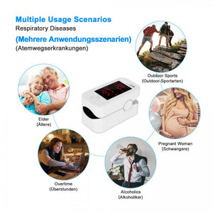 MOMMED LED Kijelzős Ujj - Pulzoximéter - Kompakt Oxigén - és Pulzusmérő - BShopy
