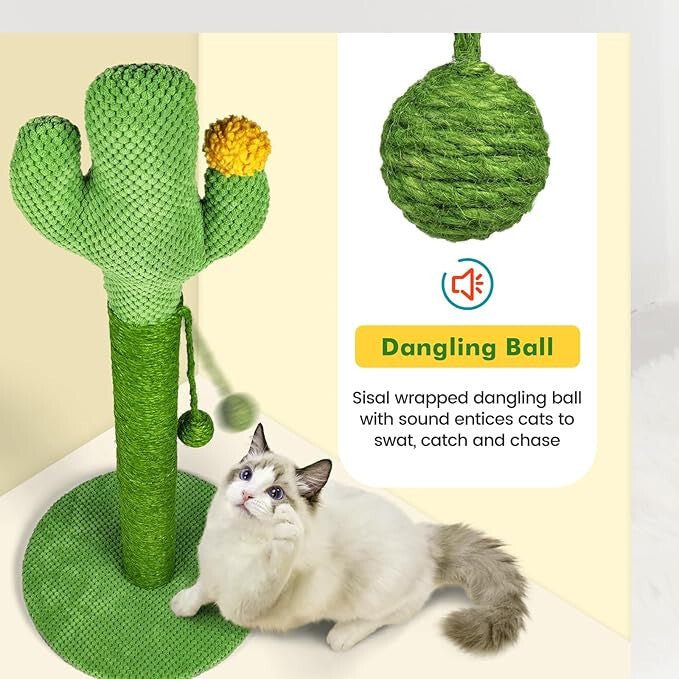 Morapets Kaktusz Alakú Macska Kaparófa - 58 cm Magas - BShopyX001NL4V8P_5