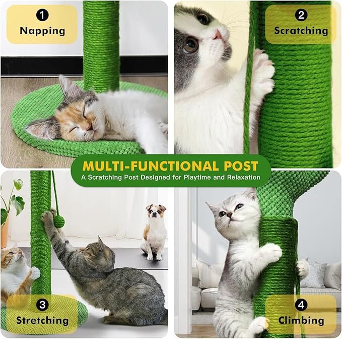 Morapets Kaktusz Alakú Macska Kaparófa - 83 cm magas - BShopyX001ANRPE3_4