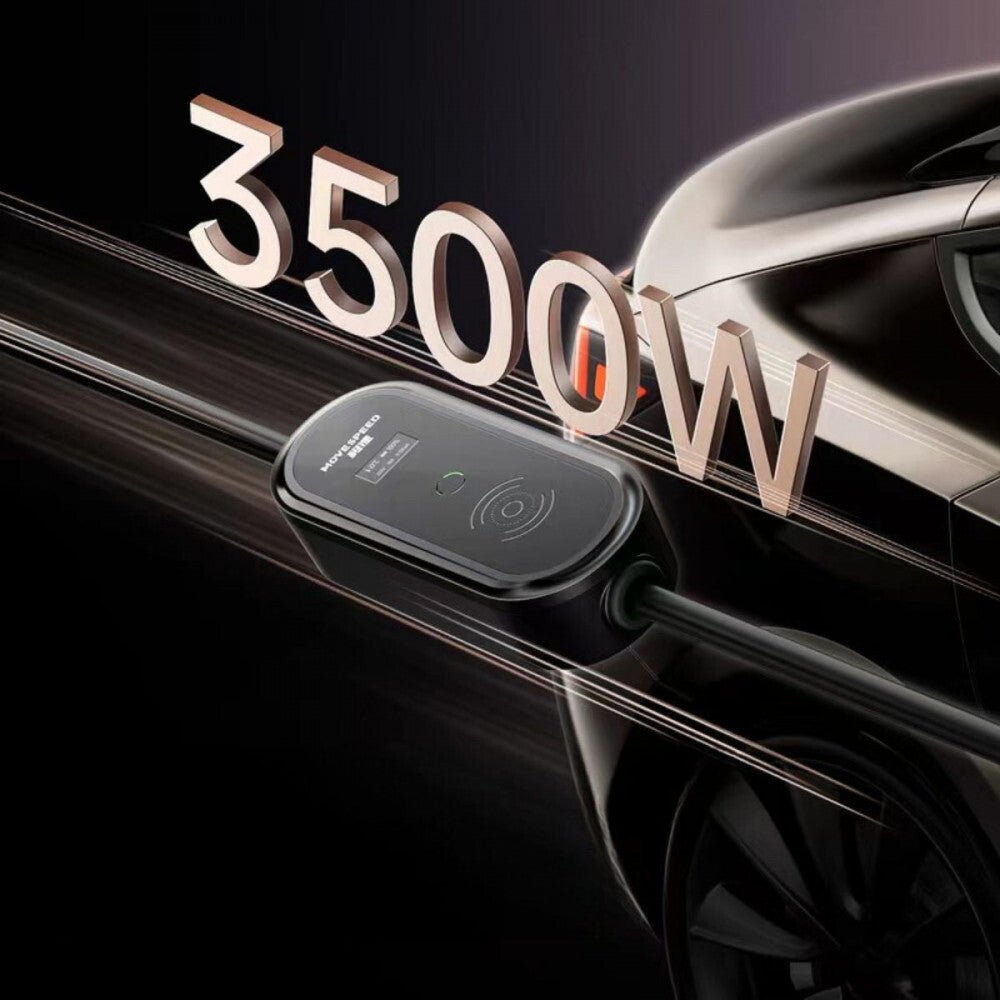 Movespeed Vízálló Okos EV Töltő - 3500 W, Kompatibilis EV/PHEV, Kültéri - BShopyOut of stock6974095175421_3