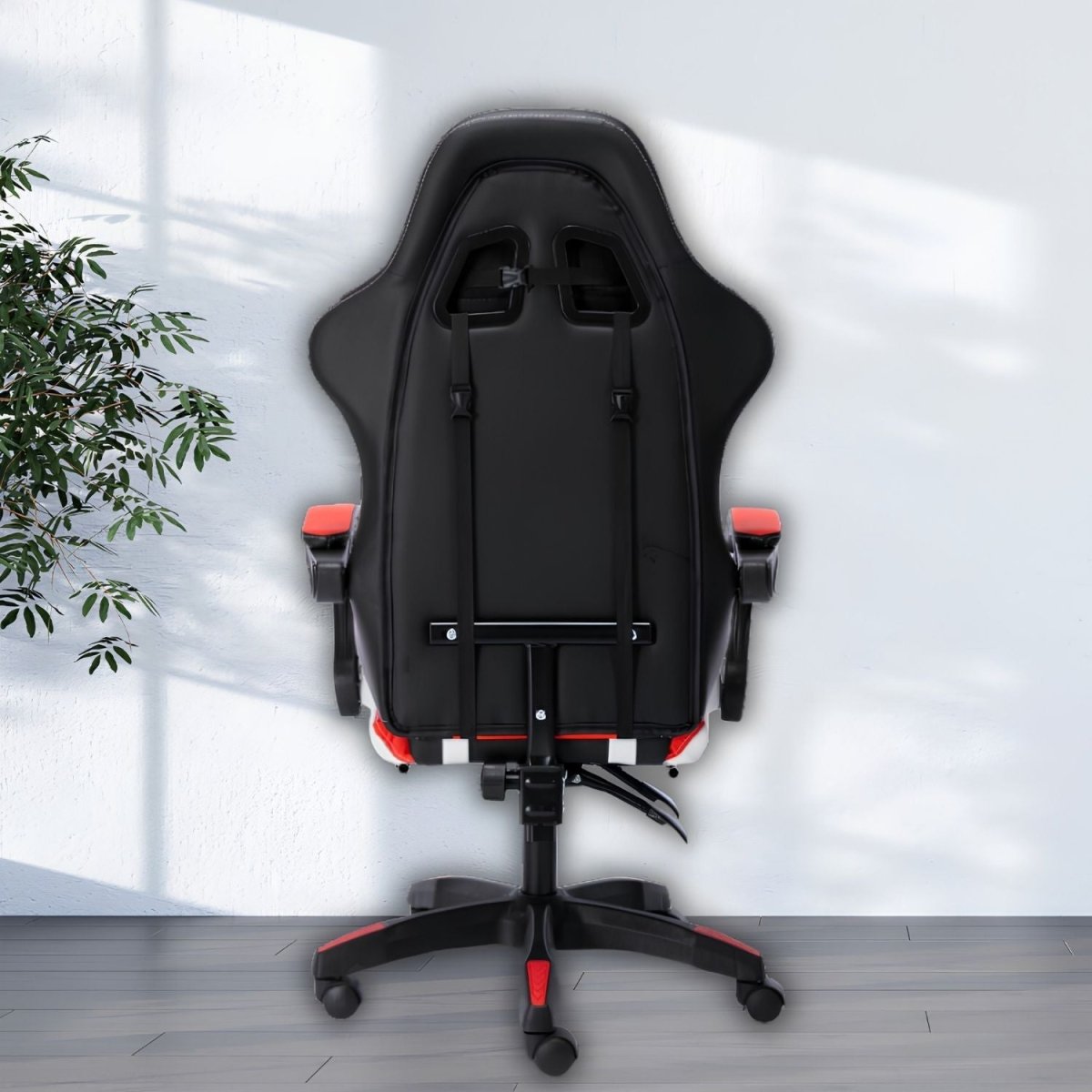 OFCASA Ergonomikus Gamer Szék Narancssárga-Fehér, Lábtartóval-BShopy