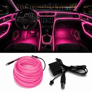 OneLED Autós LED szál, vágható LED fény, USB töltővel-BShopy