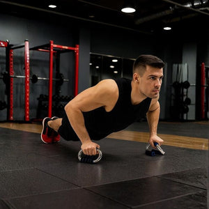 Push‑Up Állvány - Kézi Műanyag Fekvőtámasz Tartó, Ergonomikus Markolattal - BShopy