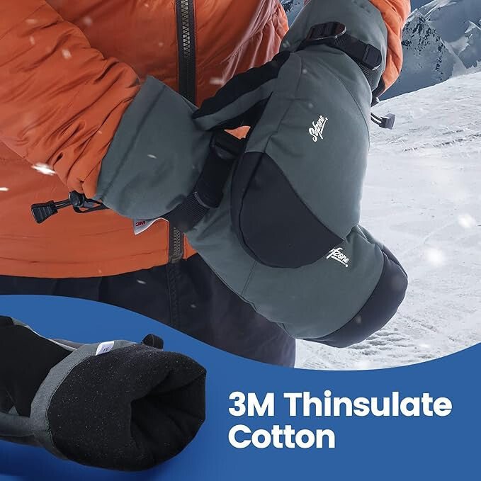 Sefzone Felnőtt Érintőképernyős Téli Vízálló Egyujjas Síkesztyű M - BShopyG5572 - POA9899837_2