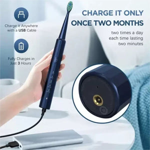 Sejoy DY161PRO Szonikus Elektromos Fogkefe – 5 Tisztítási Móddal, USB - C Töltéssel - BShopy