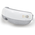 SKG E3 - EN Okos Szemmasszírozó - Relaxáló Hőterápia, Légnyomásos Masszázs és Bluetooth Zene, Fehér - BShopy