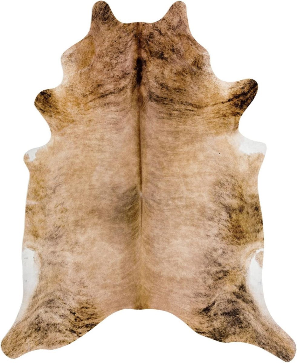 Taleta Rusztikus Műbőr Szőnyeg – Marhabőr Mintás Nagyméretű Szobai Szőnyeg (155x190 cm) - BShopy