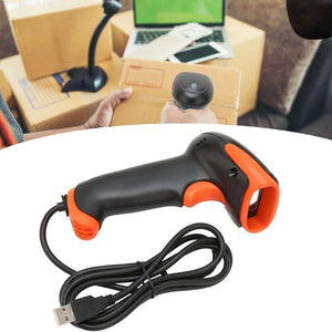 Tera 1871 USB - s Vezetékes 1D Vonalkódolvasó – Hosszú Hatótávval, Plug & Play Csatlakozással - BShopy